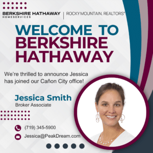 Jessica Smith joins Berkshire Hathaway HomeServices Rocky Mountain Realtors Canon City Colorado Real Estate Office