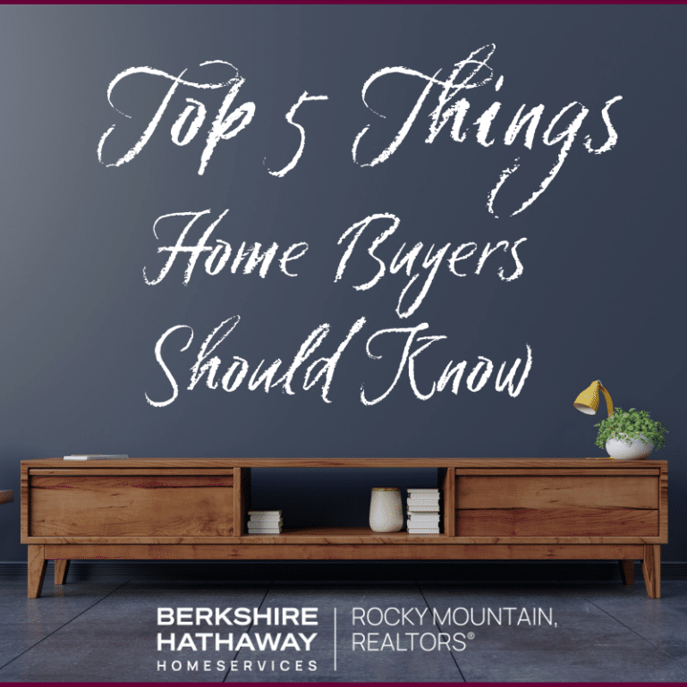 Top 5 Things Home Buyers Should Know Right Now